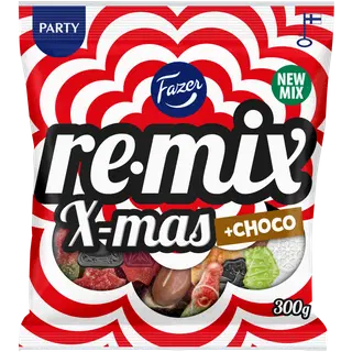 Fazer Remix Xmas +choco kommikott 300 g