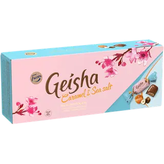 Fazer Geisha meresoola ja karamellitäidisega šokolaadi kommikarp 250g