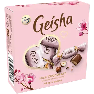 Fazer Geisha Mini šokolaadi kommikarp 42g