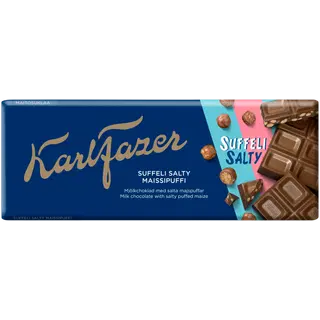 Fazer Salty Puff piimašokolaad 160g