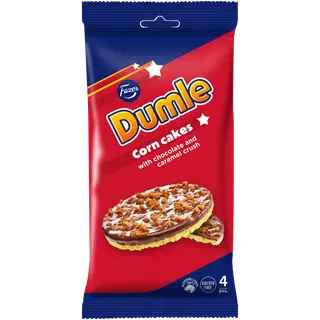 Maisigaletid šokolaadi ja karamelli puruga 4tk, DUMLE, 66 g