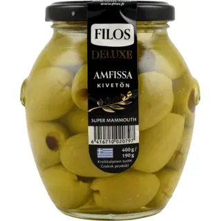 Filos Deluxe kivideta rohelised oliivid 400 g