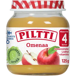 Piltti õunapüree lastele 125 g, alates 4-elukuust