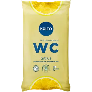 Kiilto WC-puhastuslapid tsitrus 36tk