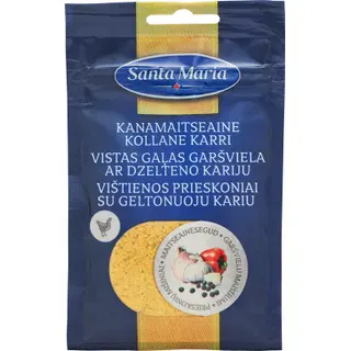 Kanamaitseaine kollane karri Santa Maria 24g