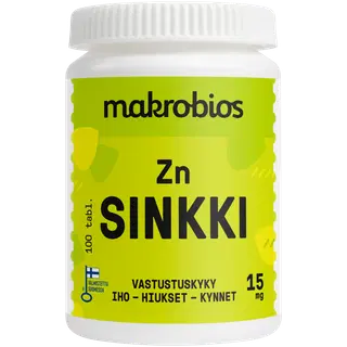 Makrobios tsink tabletid 100tk 35g
