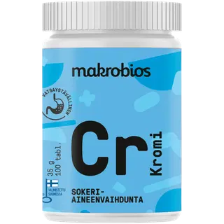 Makrobios kroomi tabletid 50Mcg 100tk