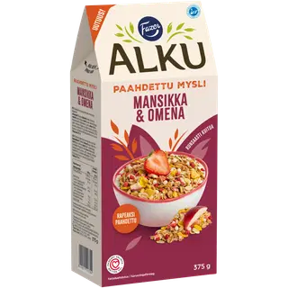 Fazer Alku röstitud müsli maasika ja õunaga 375g