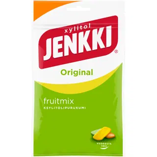 Jenkki Original Fruit Mix ksülitoliga närimiskummid 100g