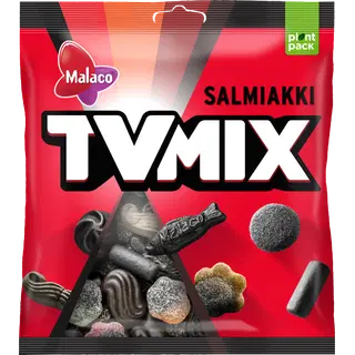 Malaco TV Mix salmiakki kommide segu 280g