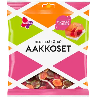 Aakkoset puuviljatäidisega kummikommid 280g