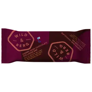 Wild&Berg kollageenibatoon Kirss- tume šokolaad 40g
