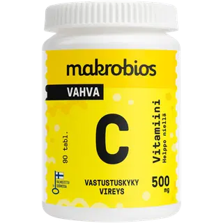 Makrobios C-vitamiin 500 mg 90 tab 55g