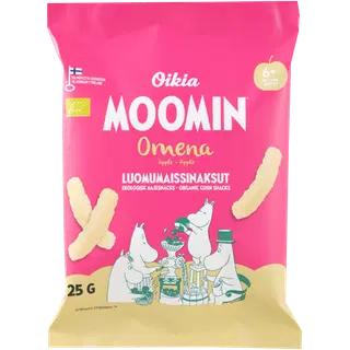 Moomin Muumi õuna maisisnäkid 25g mahe