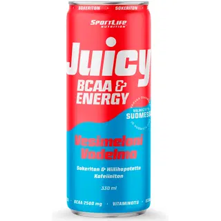 Aminohappejook Juicy BCAA meloni-vaarika, 0,33 L