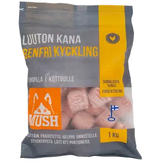 Mush luudeta külmutatud kanaliha koertele 1 kg