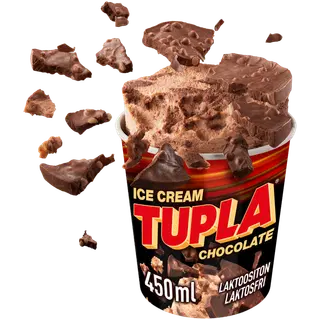Tupla Šokolaadijäätis laktoosivaba 450 ml
