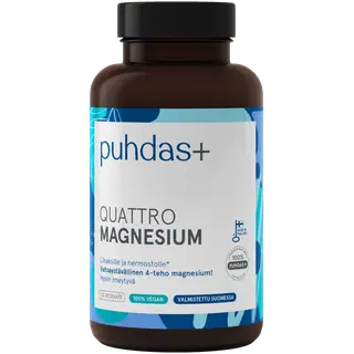 Puhdas+ Quattro Magneesium 120 kapslit