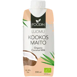 Foodin kookosjook mahe 330ml
