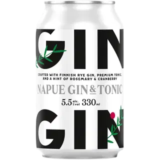 Kyrö Napue Gin Tonic muu alkohoolne jook 5,5%vol 330 ml