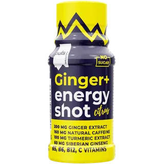 Puls tsitruse-ingveri maitseline energia shot, 60 ml