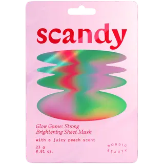 Scandy kangasmask Glow Game: strong sära andev virsik