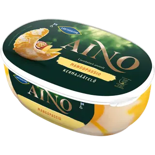 Aino Laktoosivaba Mango ja vaniljejäätis passioni kastmega 900 ml/500 g