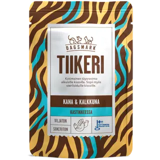 Dagsmark TIIKERI kassitoit kana ja kalkunilihaga kastmes 80g