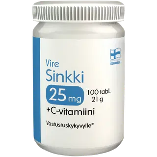 Vire tsink ja c-vitamiin 100tab
