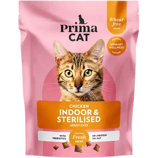 Täistoit steriliseeritud kassidele kanaga, PRIMACAT, 400g