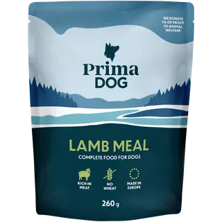 Primadog lambaliha eine koertele 260g