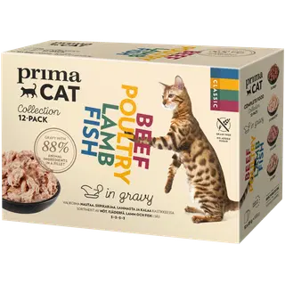 Primacat Classic kassitoiduvalik kastmes 12x85g