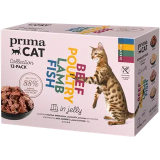 Primacat Classic kassitoiduvalik tarretises 12x85g