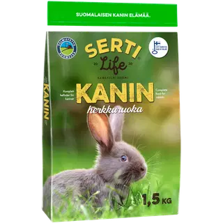 SERTI LIFE täissööt jänestele 1,5kg