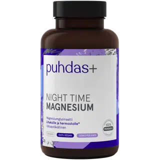 Puhdas+ magneesium Night Time 120 kapslit
