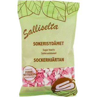 Sallinen suhkrusüdamed, 100g
