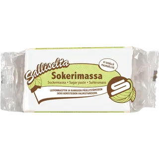 Sallinen suhkrumass, valge, 250g