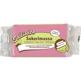 Sallinen suhkrumass, roosa, 250g