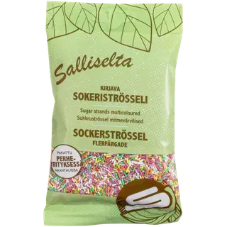 Salliselta suhkruströssel mitmevärvilised 100g