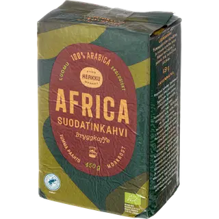 Herkku Aafrika tume röst jahvatatud kohv 450G