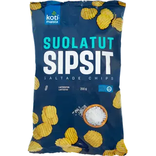 Kotimaista kartulikrõpsud soolaga 200 g
