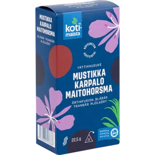 Kotimaista mustika-pohla-põdrakanepi tee 15x1,5g