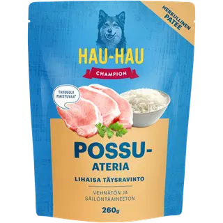 Hau-Hau Champion koeratoit sealihaga 260 g