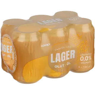 Coop alkoholivaba õlu 6-pakk 1,98l