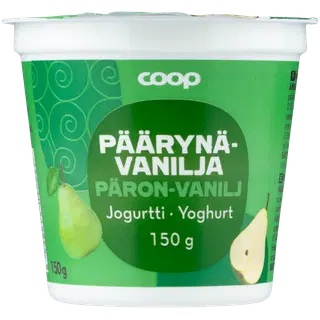 Coop pirni-vanillijogurt 150g