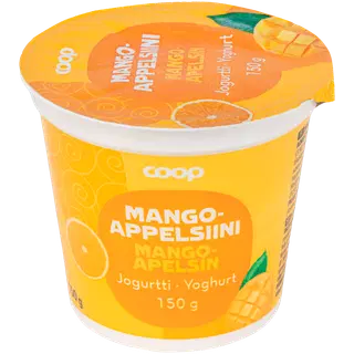 Coop mango-apelsinijogurt 150g
