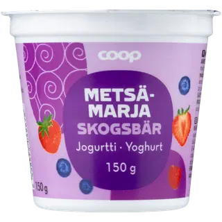 Coop metsamarjajogurt 150 g