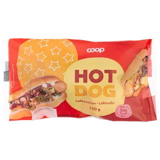 Coop Hot Dog 100 G