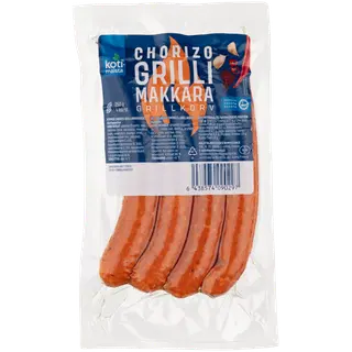 Kotimaista grillvorst chorizo 250 g