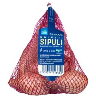 Kotimaista banaanišalottsibul 300g